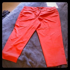 Worthington Peach Cropped Dress Pants